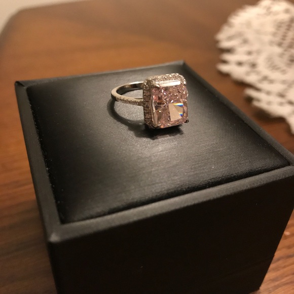 925 Sterling Silver Ring Pink Stone BRAND NEW FREE SHIP - Picture 10 of 12